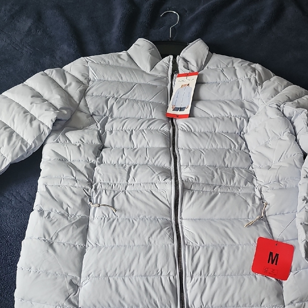 Light Blue Nautica Puffer Jacket